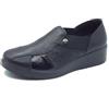 ENVAL SOFT 6762200 Nappa Scam Nero Mocassini per Donna in Pelle e Scamosciato con Zeppa Bassa