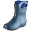 Ladeheid Stivali Pioggia Donna in EVA Termici - Impermeabili e Confortevoli, Invernali Stivali impermeabili donna Antiscivolo per la Pioggia, Facili da Pulire LA-СA-12 (Blu Metallizzato 2, 36/37 EU)
