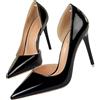 Generico Scarpe Donna Tacco Alto Classico Punta Chiusa Scarpe Decolte Eleganti Primavera Sexy Sandali con Tacco Tacchi a Spillo Sposa Scarpe da Ufficio Feste per Affari E Lavoro Slip-On Scarpe da Sposa