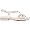 Nero Giardini E615761D Sandali Donna in Pelle - Argento 35 EU