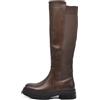 IF Fashion Stivali Scarpe da Donna Tessuto Stretch Polpaccio Elasticizzato G663
