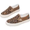 ZPLMIDE Scarpe da ginnastica da donna, alla moda, con stampa leopardata, leggere, in tela traspirante, mocassini da passeggio, Marrone leopardato., 38 EU