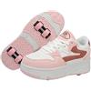 Mateju Scarpe con Rotelle Bambino Bambina Sportive Scarpe da Skateboard con 4 Rotelle a Scomparsa Skateboard Sneakers Scarpe da Ginnastica da Pattini Unisex Bambini Adulti