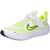 Nike Cosmic Runner TD Scarpe Unisex-Bambino, Bianco-Nero - Volt, 23.5 EU