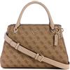 GUESS Borsa a tracolla Noelle II Luxury da donna, con logo latte, taglia unica, Logo Latte, Taglia unica