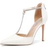 QUEEN HELENA Scarpe Eleganti con Tacco a Spillo Décolleté con Strass Donna K3217