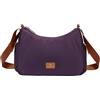 Nordace Siena Hobo - Borsa a tracolla con tasca sicura con blocco RFID e scomparti nascosti per borsa a tracolla da viaggio, Viola, Normal