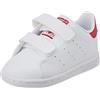 Adidas Stan Smith CF C, Scarpe da Ginnastica Unisex - Adulto, Bianco/Bianco/Rosa Intenso, 35 EU