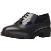 Geox D Peaceful H - Scarpe Oxford Donna, Blu (Dk Navyc4021), 36 EU