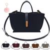 ZPLMIDE Elegante borsa da donna in tinta unita in stile francese, elegante borsa a tracolla in pelle PU borsa a tracolla borse a secchiello per le donne borse versatili, Camoscio nero, 41*40*14CM