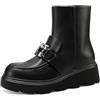 QUEEN HELENA Stivaletti con Strass Stivali Bassi Casual Donna X31-94 (Nero, Sistema Taglie Calzature EU, Adulto, Donna, Numero, Media, 39)
