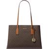 Michael Kors Borsa a mano Md Tote da donna, 1x1x1, Marrone/ghianda, One Size
