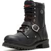 Harley-Davidson Uomo Faded Glory Pelle Black Stivali 45 EU