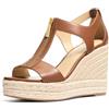 Michael Kors Sandali da donna Berkley Mid Zeppa, Bagagli, 37 EU