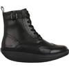 MBT Winka Boot Stivali da donna. Stivali da passeggio anatomici e confortevoli in nappa. Calzature fisiologiche di comfort e stabilità con suola rocker. Stivali stringati casual. Nero