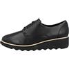 Clarks Wallabee, Scarpe con Lacci Unisex-Adulto, Nero Sde, 43 EU