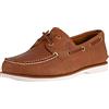 Timberland Scarpa da Barca Classica da Uomo con 2 Occhielli, Arancione, 43.5 EU