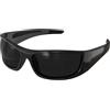 Bloomoak Occhiali da sole polarizzati neri con lenti super scure | Occhiali da sole sportivi avvolgenti unisex | UV400 | CAT 4 | Per fotofobia