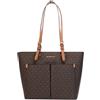 Michael Kors Jet Sest - Borsa da viaggio media con doppia tasca, marrone