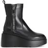 CAFèNOIR - Tronchetto Da Donna In Pelle Con Maxi Cerniera E Plateau, Da Donna, Colore Nero, Taglia 39