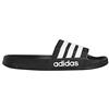 adidas Adilette, Infradito Uomo, Nero, Bianco e Nero, 52 2/3 EU