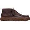 CLARKS TORHILL HI dark brown marrone scarpe mid uomo pelle lacci ingegnere 40