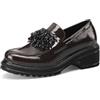 QUEEN HELENA Mocassini Loafer Casual Eleganti Francesine Senza Lacci con Tacco Plateau Scarpe Basse Invernali Donna X27-108