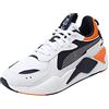 PUMA RS-X HARD DRIVE, Sneaker, da Unisex - Bambini e ragazzi, Bianco (Puma White/Peacoat), 24.5 EU