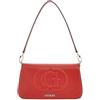 GUESS Borsa a Tracolla Eco Mietta Flap, Rosso, Taglia unica