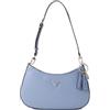 GUESS borsa a tracolla Noelle II Top Zip Shoulder Bag Grey Blue grigio cadetto