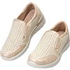 CLEIKS Loafers Comode per Donna Sandali Scarpe per Anziane Estate Elegante Mocassino Scarpe Estive Regalo per la Festa della Mamma Scarpe da Business (Oro, 37 EU, WCL260328-10)