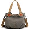 FANDARE Tela Borsa Tracolla Spalla Tote Donna Borsa a Mano Messenger per Shopping Viaggio Partito Work Crossbody Bag Verde C