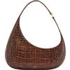 JW PEI Harlee Borsa A Spalla Da Donna - Coccodrillo marrone