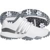 adidas Scarpe da golf unisex Tour360 24 Boa per bambini, Calzature Bianco/Argento Metallico/Ferro Metallizzato, 2.5 Little Kid