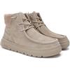 Pitas | BERNA | Stivali casual da donna | Stivaletti in pelle| Scarpa urbani | Mocassini | Nautiche invernali | Sneakers Casual | Calzatura Senza lacci | Calzature Walkinpitas | Beige | 38