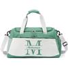 jewelora Borsa da Viaggio Grande con Nome Borsa Tote Personalizzata Regali per Uomini Donne Borsa da Viaggio Regolabile Borsa Sportiva (C-verde)
