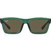 Ray-Ban Occhiali da sole Rb4396 Warren Rettangolari Uomo