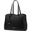 LOVEVOOK Borsa Donna Grande, Borsa da Lavoro Borse Università Borsa porta PC 17 Pollici, Borsa Tracolla Shopper Tote Bag per Ufficio Scuola