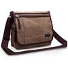 FANDARE Borsa a Tracolla Borse a spalla Ventiquattrore Borse Messenger di tela Uomo Donna Borsa postino Grande Capacità Borsetta per viaggio lavoro scuola business università Pendolare Marrone