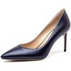 Castamere Scarpe col Tacco Donna Punta Appuntito Moda Tacco a Spillo 8.5CM Blu Scuro Pu Scarpe EU 37