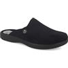 Fly Flot | Classic Man, Pantofole Uomo a Coste, Ciabatta con Tomaia in Velluto, Sottopiede in Microfibra, Nero, 43