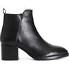 CAFèNOIR - Tronchetto Donna in Pelle Filoforma, Stivaletto con Tacco Medio e Punta Arrotondata, Scarpa Elegante con Cerniera Interna, Calzata Daily Style