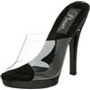 Pleaser Lip101/C/M Scarpe Peep-Toe Donna, Multicolore (Clr/Blk),41 EU