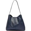 MISAKO Mis Borsa hobo grande Donna - Mis Blu Marino 30 X 37 X 12 cm