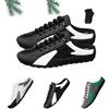 POIOZXD Sneakers da uomo senza schienale nuova estate slip-on pantofole sportive da uomo casual mulo aperto posteriore scarpe da ginnastica basse da passeggio all'aperto scarpe da spiaggia, Nero