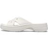 Crocs Classic Womens Cross Strap, Infradito Donna, Chalk, 41/42 EU
