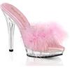 Pleaser lip-101 - 8 - Altopiano Donna Rosa Size: 36 EU