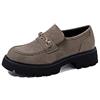 QUEEN HELENA Mocassini Casual Eleganti Francesine Senza Lacci Donna X29-48 (X29-51 Khaki, 38)