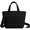 VASCHY Puffer Tote Bag,Borsa Donna Università Borsa Tracolla Donna Piccola Leggera Borsa Shopper Elegante da Viaggio/Shopping/Lavoro/Palestra/Scuola Regalo
