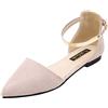 Jamron Donna Punta Velluto Ballerine Elegante D'Orsay Pumps Piatto Scarpe da Sera